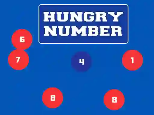 Igra Hungry Number spletu