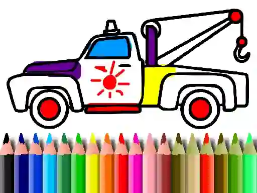 Igra Back To School: Trucks Coloring spletu