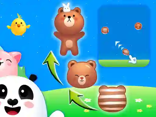 Igra Animal Merge: Bubble Shooter spletu
