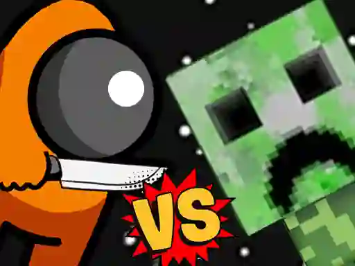 Igra Among vs Creeper Fight spletu