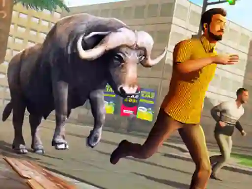 Igra Angry Bull Attack Wild Hunt Simulator spletu