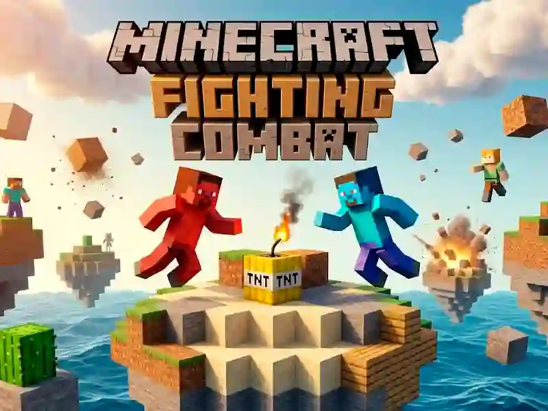 Igra Minecrafts Fighting Combat spletu