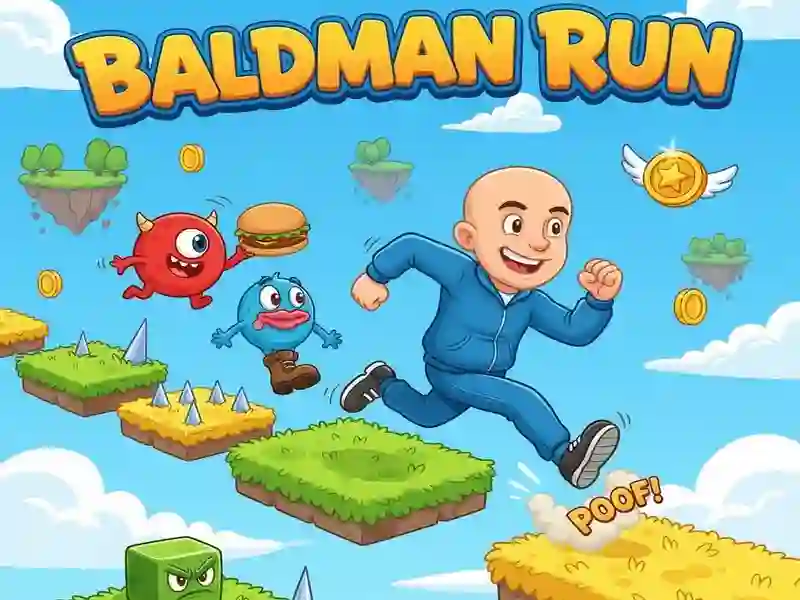 Igra Baldman Run spletu