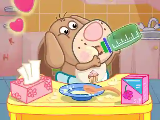 Igra Hippo Baby Care Game spletu