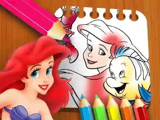 Igra The Little Mermaid Coloring Book spletu