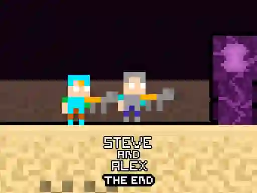 Igra Steve and Alex TheEnd spletu