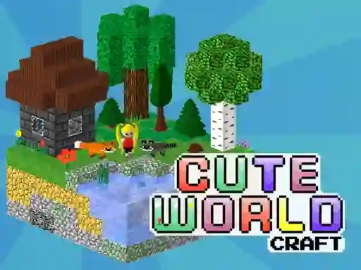 Igra Cute World Craft spletu