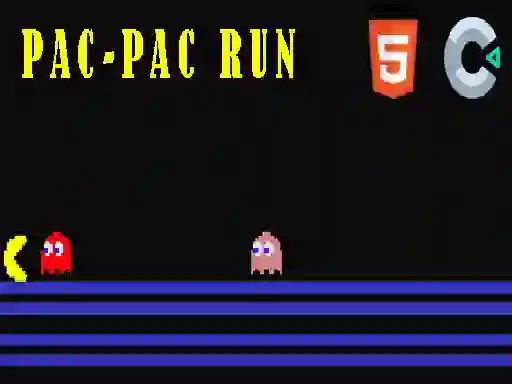 Igra PAC-PAC RUN spletu