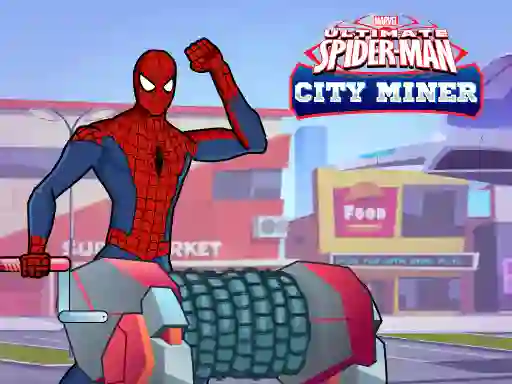 Igra Spiderman Gold Miner spletu