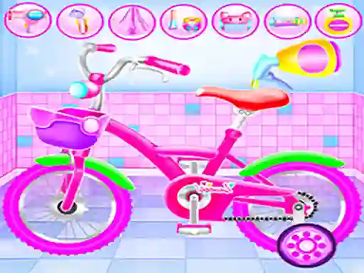 Igra Girl Bike Fix & Washing Salon spletu