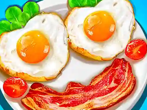 Igra Delicious Breakfast Cooking spletu