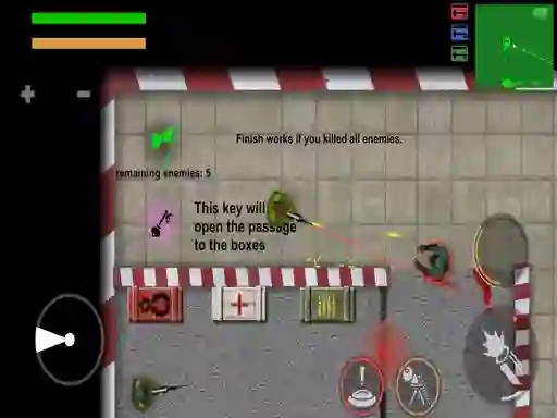 Igra Zombie War 2D spletu