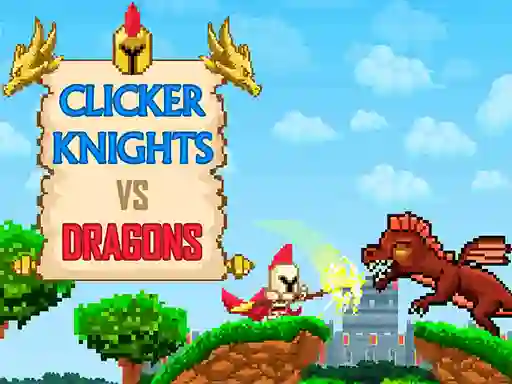 Igra Clicker Knights Vs dragons spletu