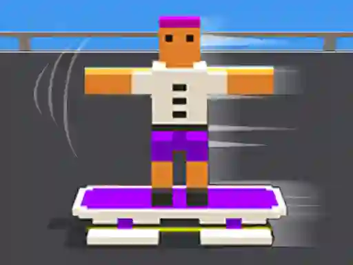 Igra Blocky Skater Rush spletu
