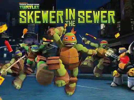 Igra Teenage Mutant Ninja Turtles: Skewer in the Sewer spletu