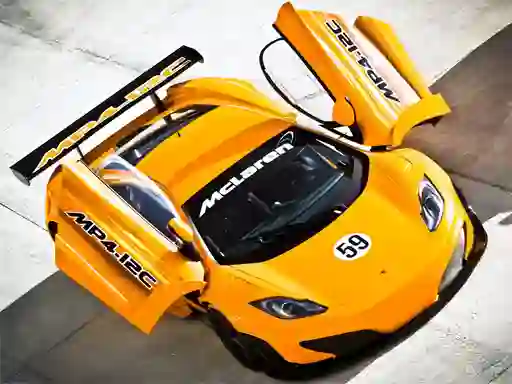 Igra McLaren GT3 Puzzle spletu