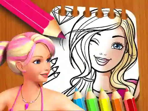 Igra Barbie Doll Coloring Book spletu