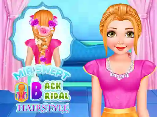 Igra Mia Swept Back Bridal Hairstyle spletu