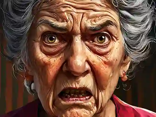 Igra Granny Jigsaw spletu