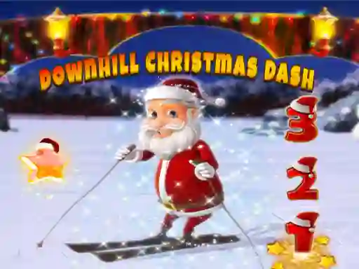 Igra Downhill Christmas Dash spletu