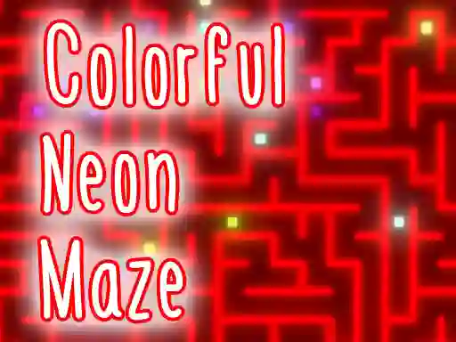 Igra Colorful Neon Maze spletu