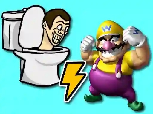 Igra Skibidi Toilet vs Wario spletu