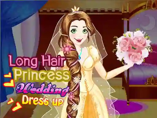 Igra Long Hair Princess Wedding Dress up spletu