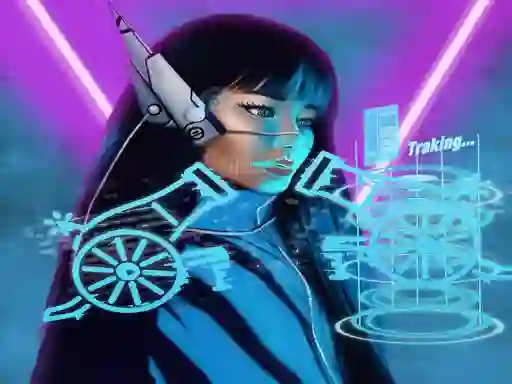 Igra Neon Cannon spletu
