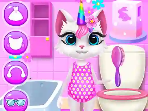 Igra Kitty Unicorn Daily Care spletu