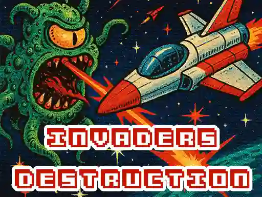Igra Invaders Destruction spletu