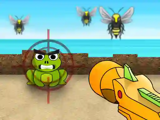 Igra Bubble Gun Beach spletu