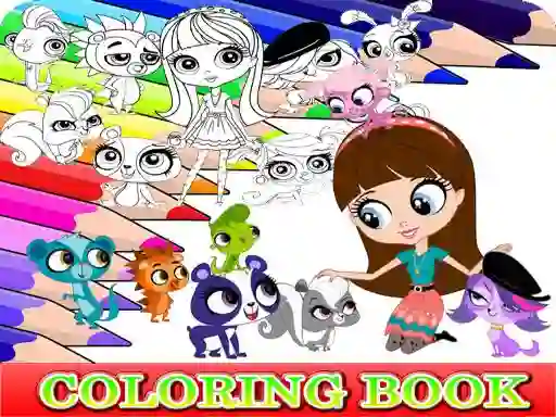 Igra Coloring Book for Littlest Pet Shop spletu