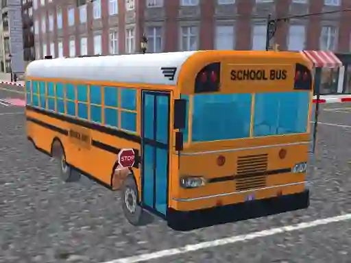 Igra Bus School Park Driver spletu