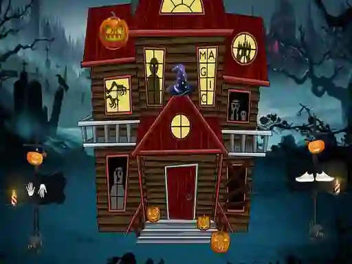 Igra Halloween Magic Lady Escape spletu