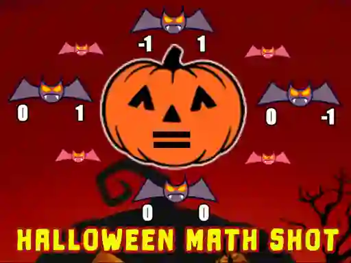 Igra Halloween Math Shot spletu