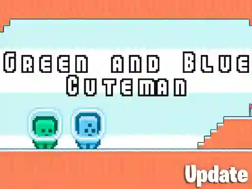 Igra Green and Blue Cuteman spletu