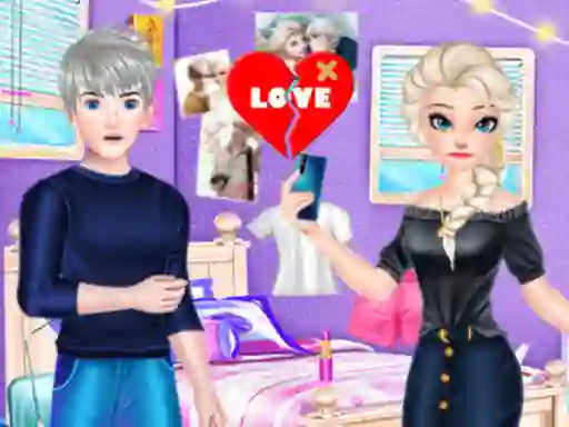 Igra Elsa Heart Break Time spletu