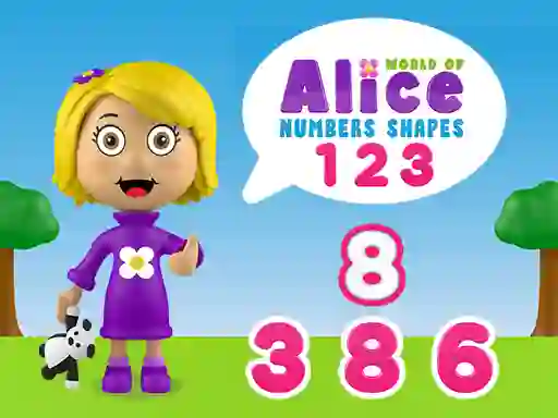 Igra World of Alice Numbers Shapes spletu