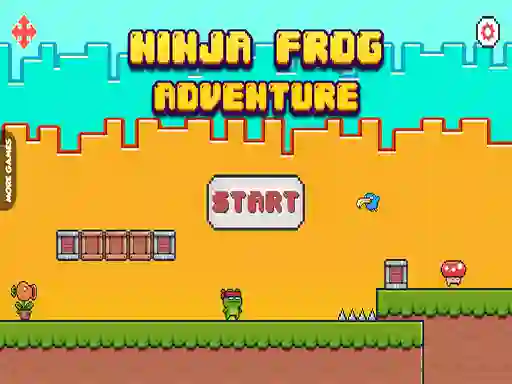 Igra Ninja Frog Adventure spletu