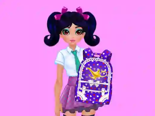 Igra Jasmine and Elsa School Bag Design Contest spletu
