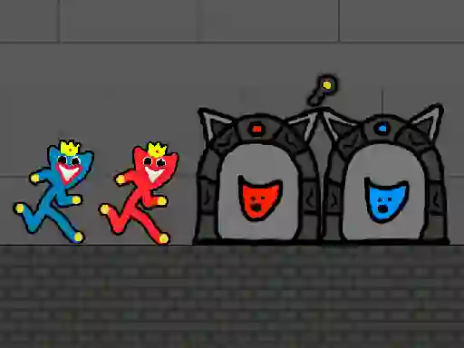 Igra Red and Blue Stickman Huggy 2 spletu