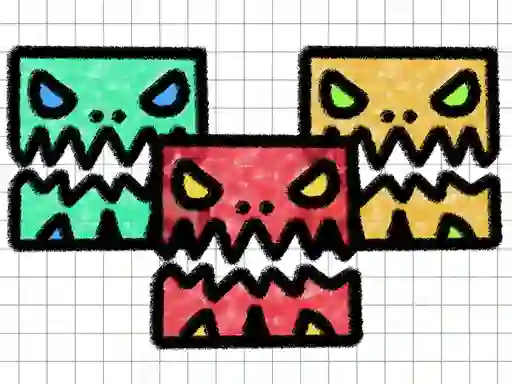 Igra Geometry Dash Paper Note spletu