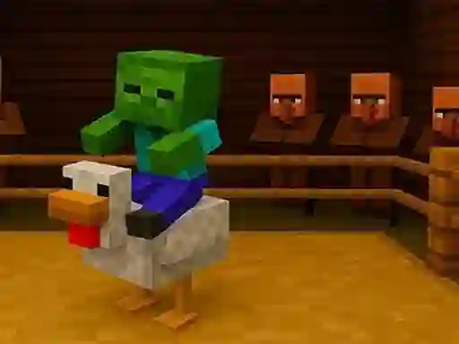 Igra Chicken Jockey hidden lava chicken spletu