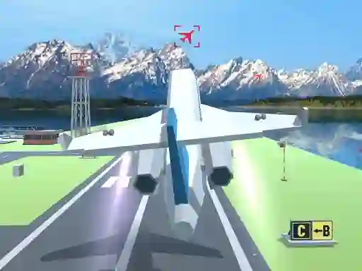 Igra Polygon Flight Simulator spletu