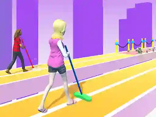 Igra Cleaner Run spletu