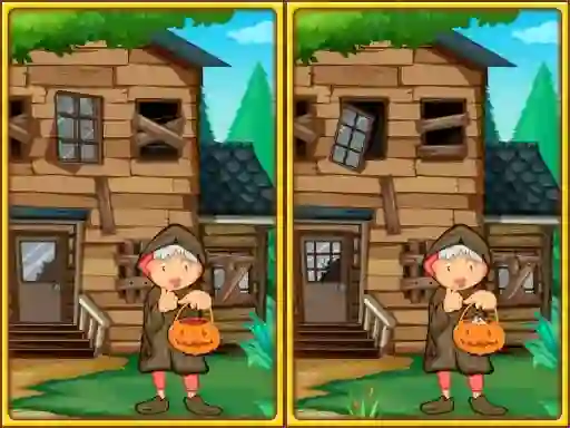 Igra Spot the differences halloween spletu