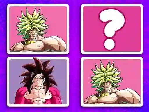 Igra DragonBall Match Cards spletu