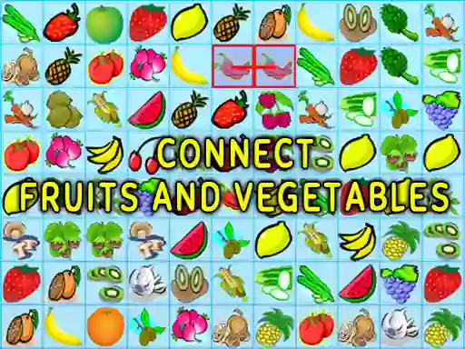 Igra Connect Fruits and Vegetables spletu