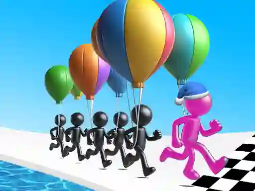 Igra Ballon Race 3D spletu