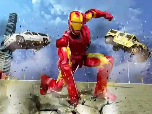 Igra Flying Iron Hero spletu
